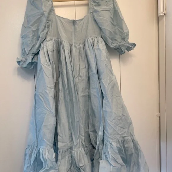 Selkie The French Puff Dress Water Baby Organdy